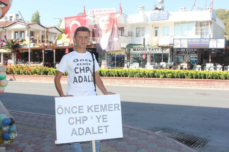 CHP üyesinin “Önce CHP’de Adalet” yürüyüşüne OHAL engeli