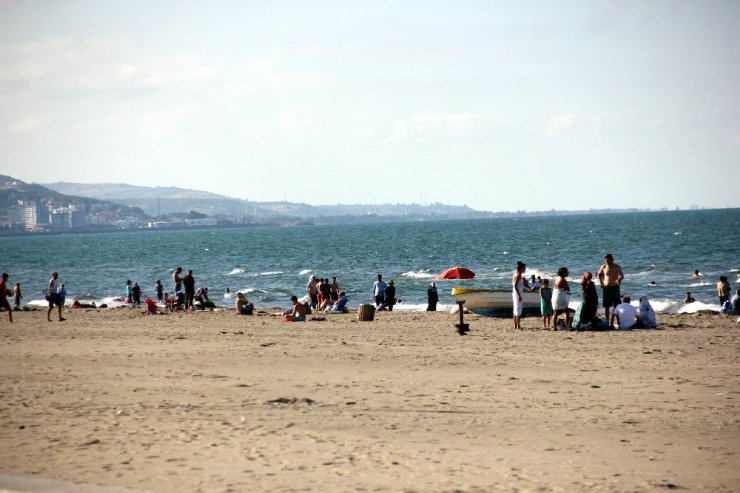 Samsun’da Eylül’de deniz keyfi