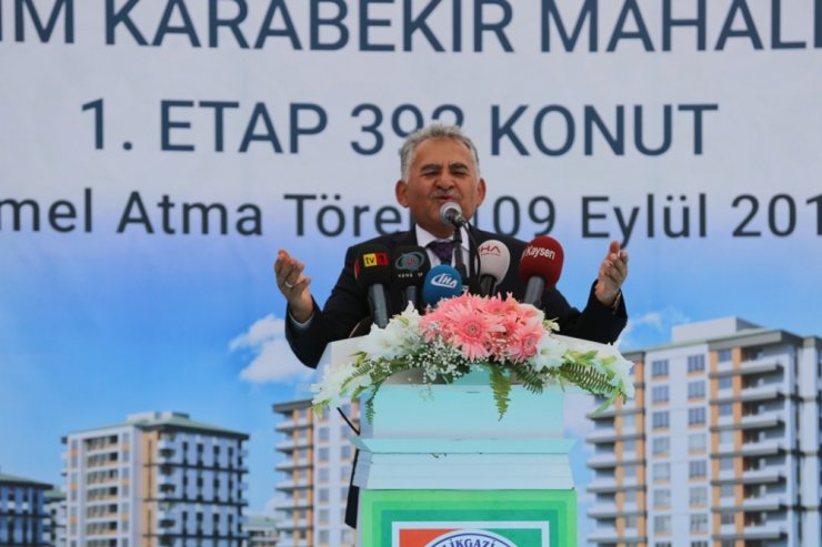 Kazım Karabekir’de 392 konutun temeli atıldı