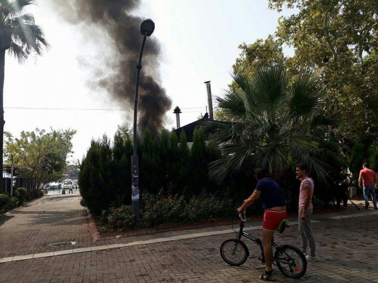 Erdek’te restaurant yangını