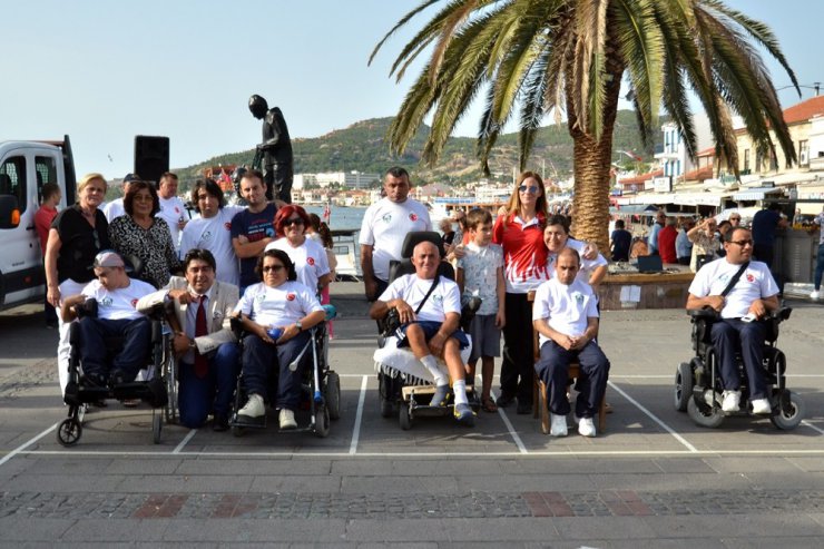 Foça Festivali’nde Boccia Turnuvası