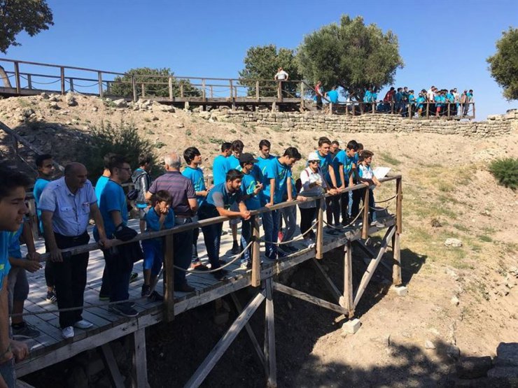 Aydınlı gençler Çanakkale kampına katıldı