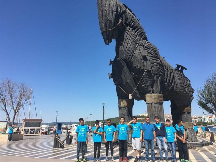 Aydınlı gençler Çanakkale kampına katıldı