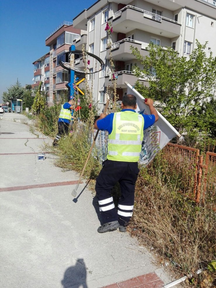 Bursa’da tabela kirliliğine geçit yok