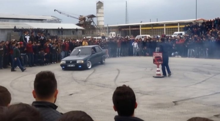 Drift yapan şahincilere operasyon