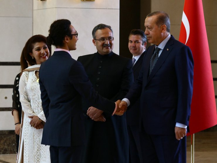 Cumhurbaşkanı Erdoğan, Pakistan Büyükelçisi Qazi’yi kabul etti