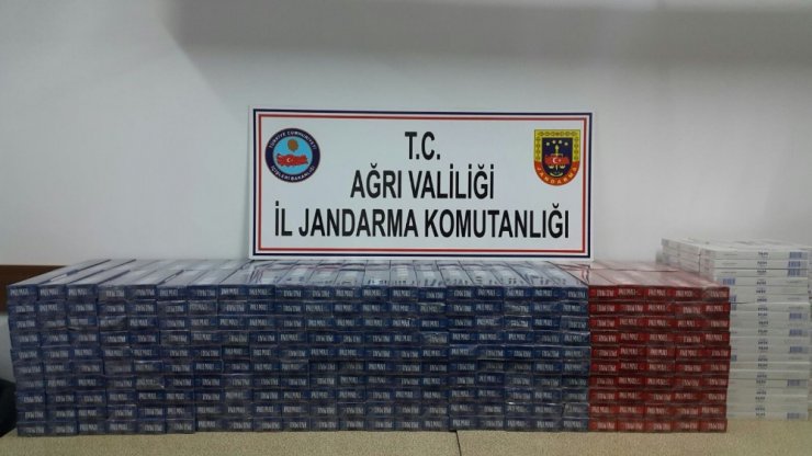Doğubayazıt’ta bin 150 karton kaçak sigara yakalandı