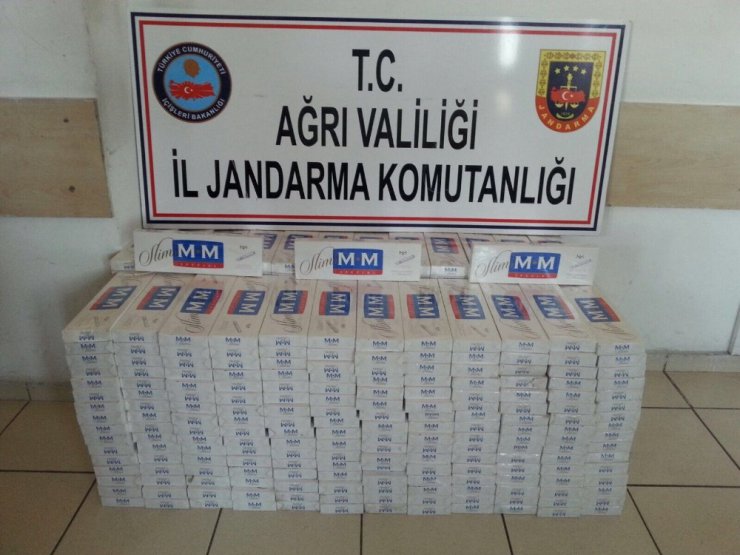 Doğubayazıt’ta bin 150 karton kaçak sigara yakalandı