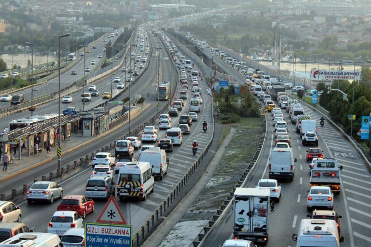 İstanbul’da trafik yoğunluğu