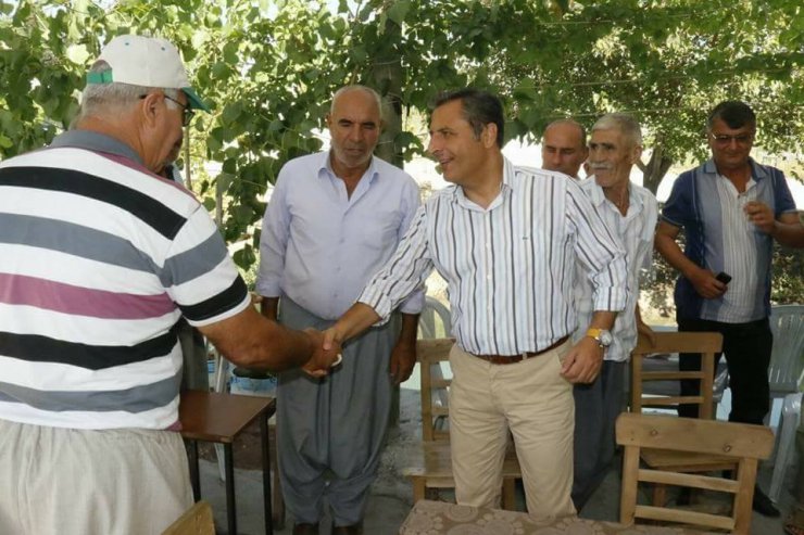 Başkan Pamuk, mahalle ziyaretlerini sürdürüyor