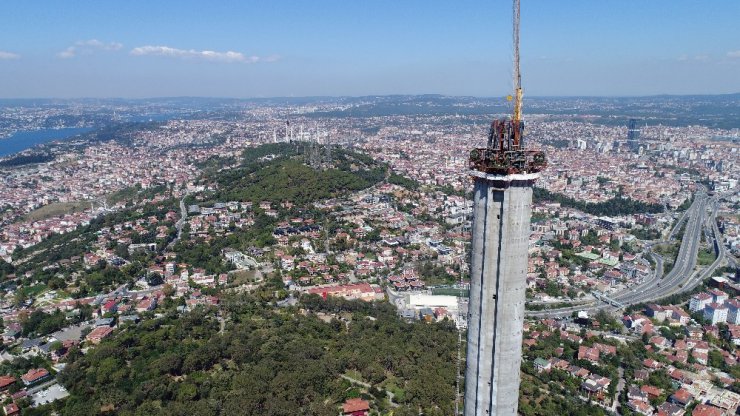 Çamlıca Kulesi antenini bekliyor