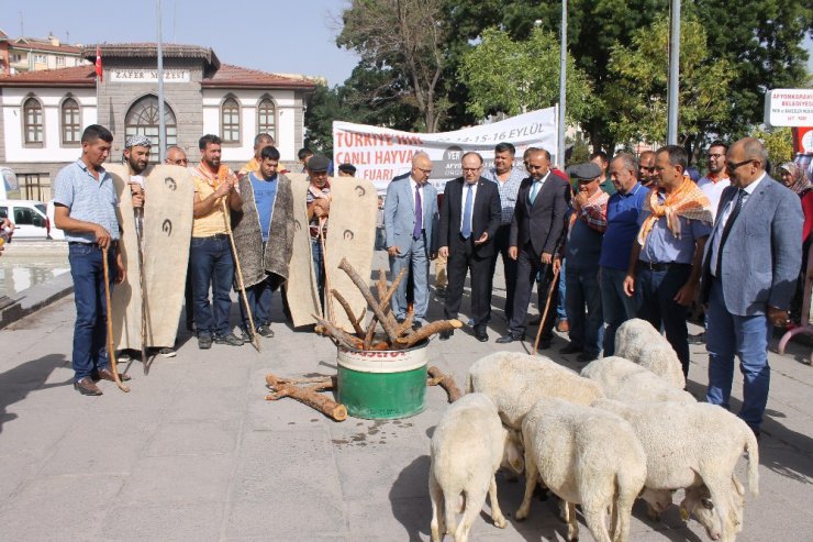 Türkiye’nin dört bir yanından gelen çobanlar ‘çoban ateşi’ yaktı