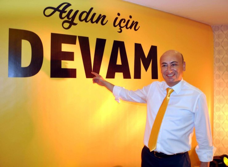 AYTO Başkanı Ülken; “Aydın için devam”