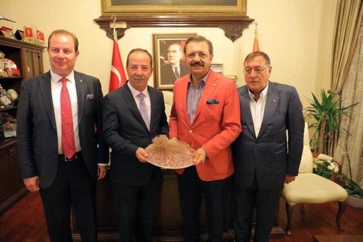 Hisarcıklıoğlu’ndan Başkan Gürkan’a ziyaret