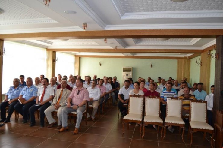 Bozyazı’da ’2017-2018 Eğitim-Öğretim Yılı Güvenlik Toplantısı’ yapıldı