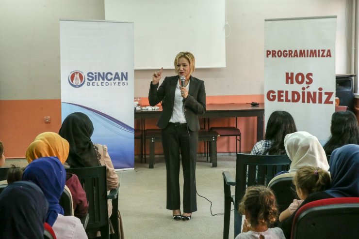 Sincan Belediyesi, ailelere de eğitim veriyor