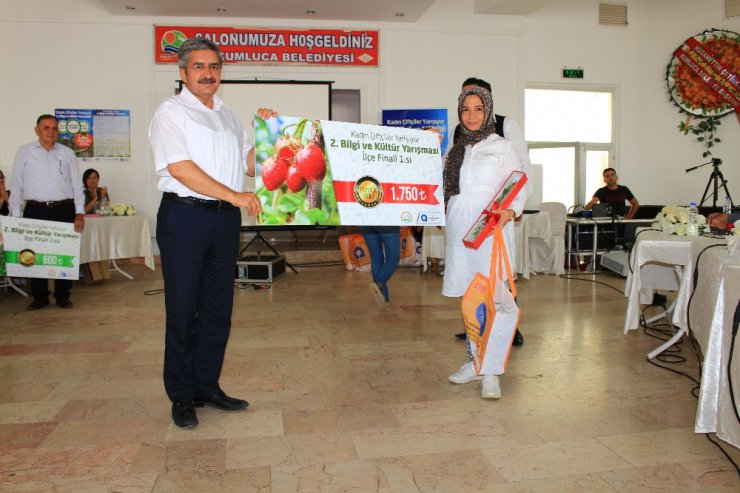 Kumluca’da kadın çiftçiler yarıştı