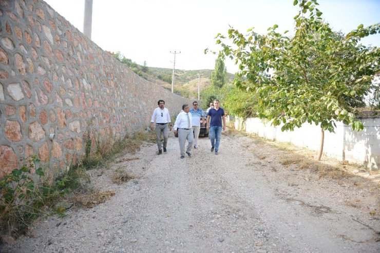 Başkan Yağcı, yol sorununu gidermek için incelemelerde bulundu