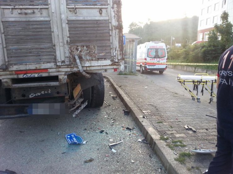 Giresun’da trafik kazası: 1 ölü, 3 yaralı