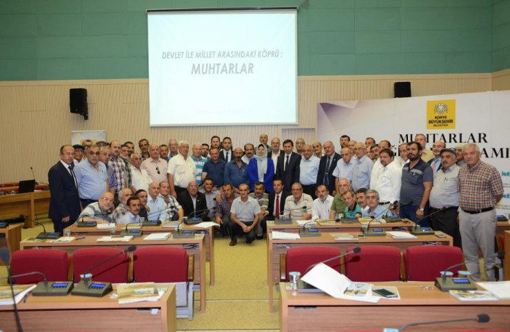 Büyükşehir’den muhtarla "Değerlerimiz ve Etkili İletişim" eğitim semineri