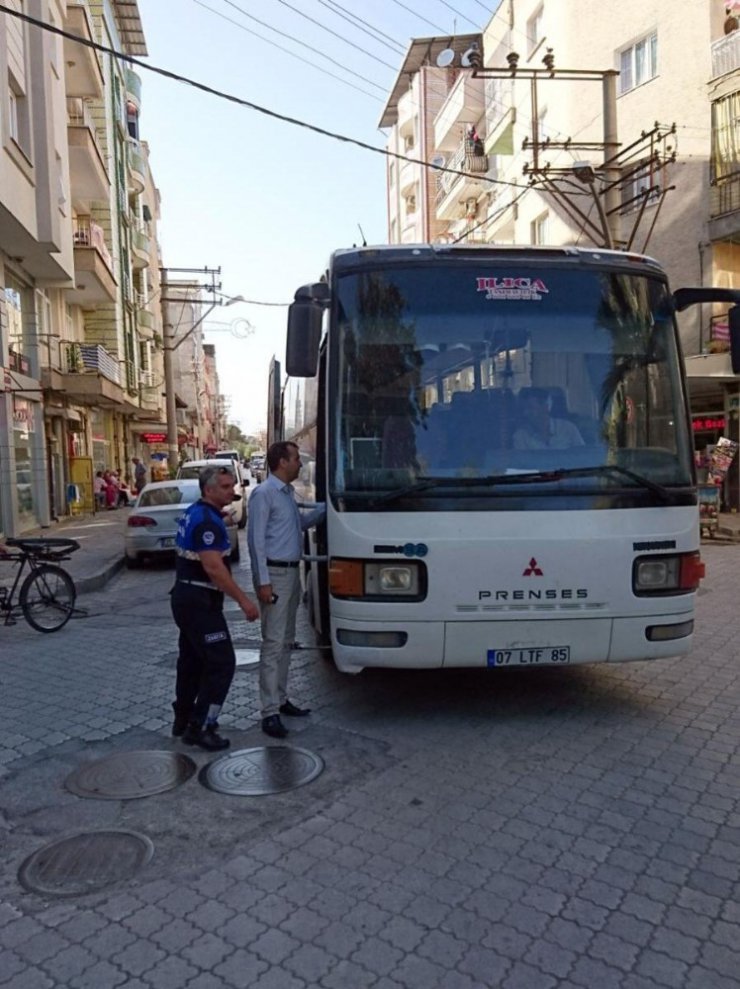 Turgutlu’da servis araçları denetlendi