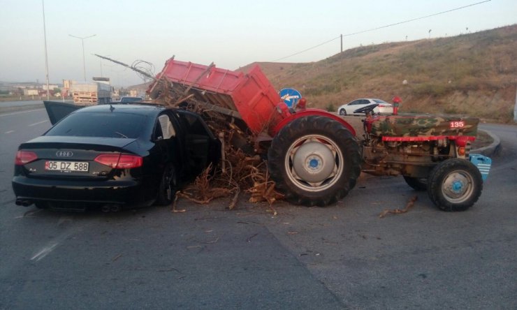 Sungurlu’da trafik kazası: 2 yaralı