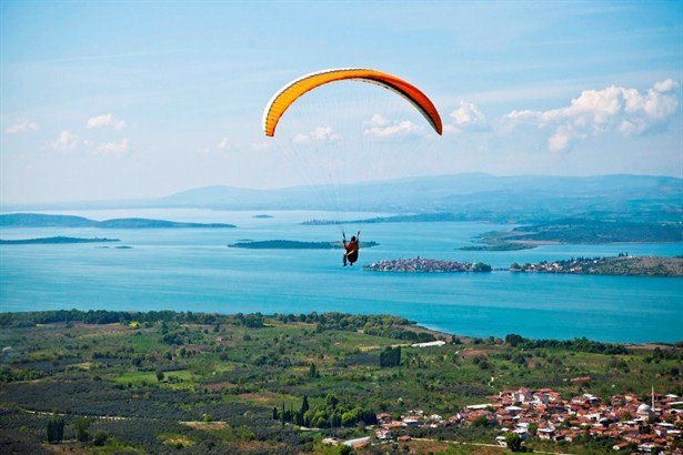 Yamaç paraşütü meraklıları Nilüfer’de buluşuyor