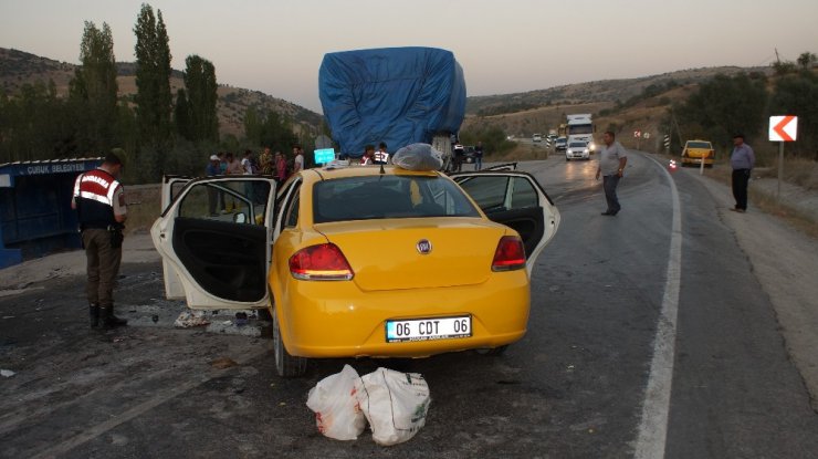 Ankara’da trafik kazası: 1ölü, 1 yaralı