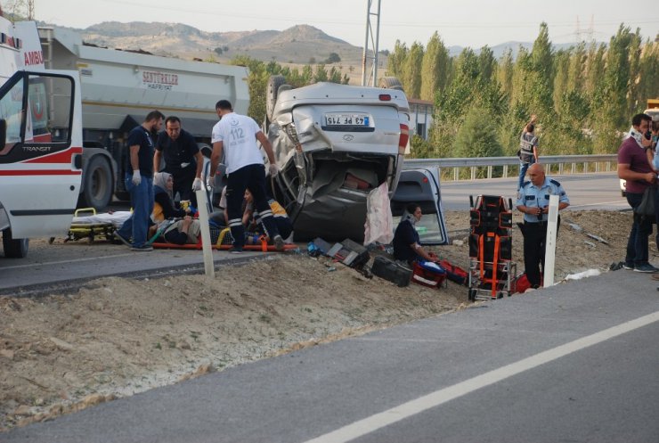 Gediz’de trafik kazası: 6 yaralı