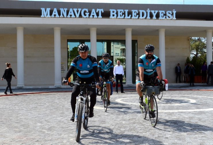 Manavgat’ta bisikletli yaşam başlıyor