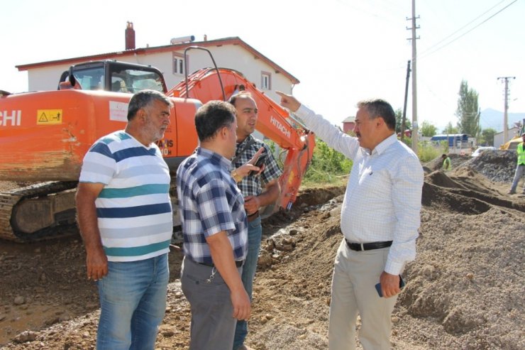 Seydişehir’de kanalizasyon yenileme çalışması