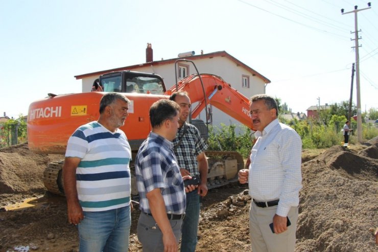 Seydişehir’de kanalizasyon yenileme çalışması