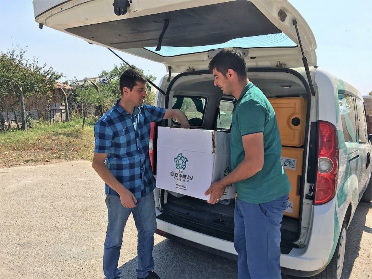 Süleymanpaşa Belediyesi ürünlerini teslim eden çiftçileri yalnız bırakmadı