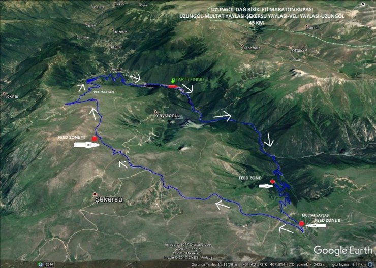Uzungöl dağlarında 1 Ekim’de Dağ ve Yol Bisikleti Yarışları yapılacak