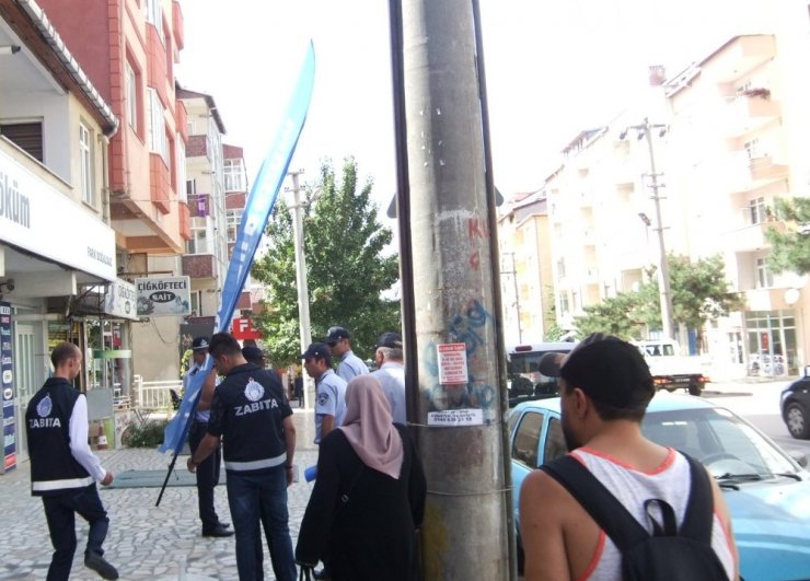 Gebze’de kaldırım işgaline izin yok