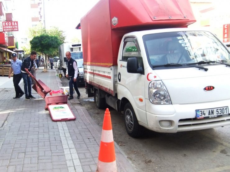 Gebze’de kaldırım işgaline izin yok