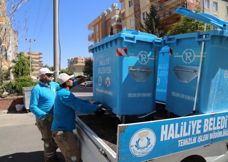 Haliliye Belediyesi çöp konteynırlarının sayısını arttırdı