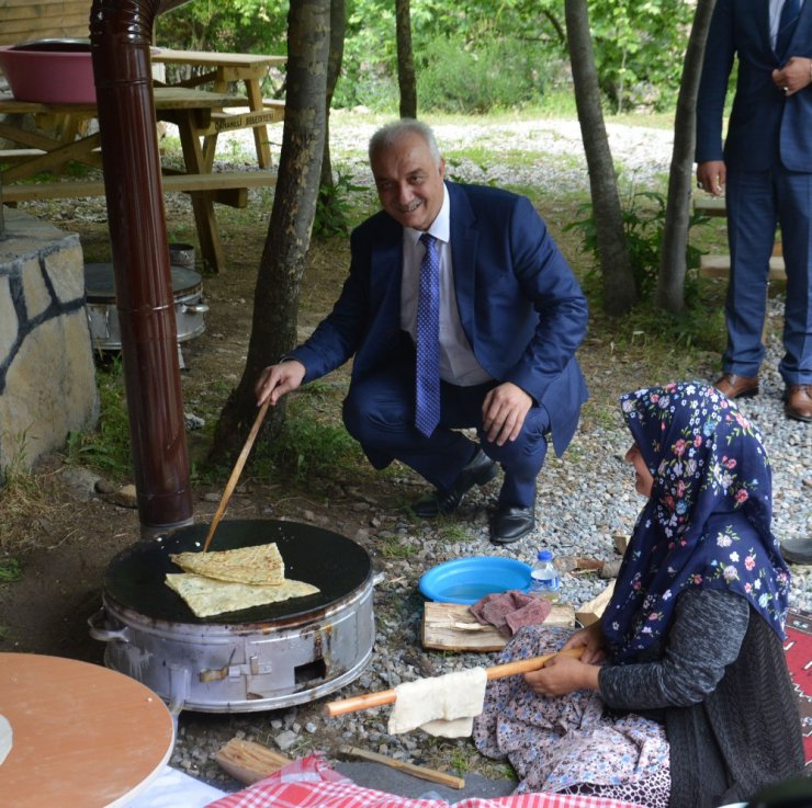 Sadağı Kanyonu’nda lezzet şöleni