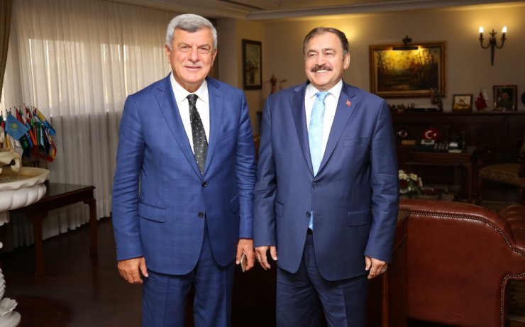 Başkan Karaosmanoğlu’ndan Bakan Eroğlu’na ziyaret
