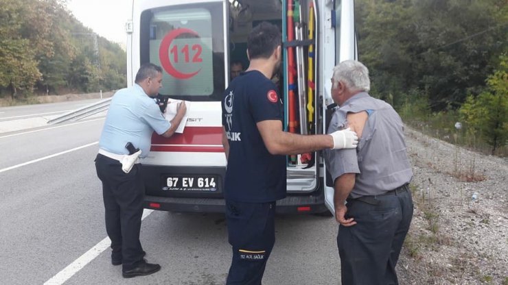 Zonguldak’ta trafik kazası: 3 yaralı