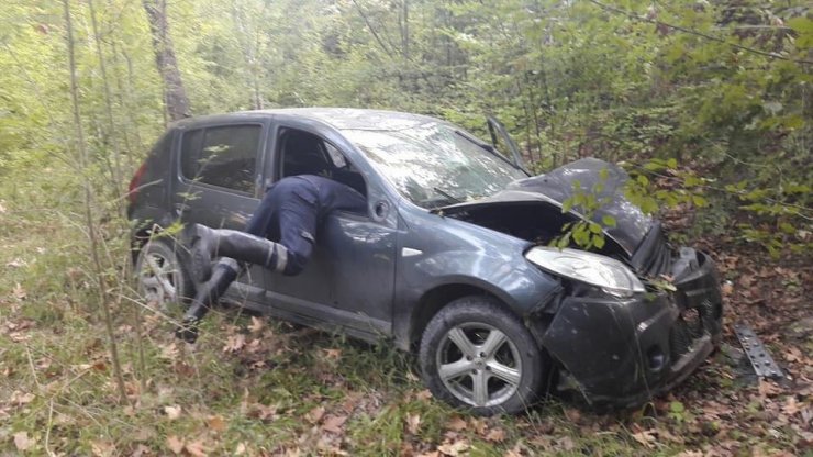 Zonguldak’ta trafik kazası: 3 yaralı