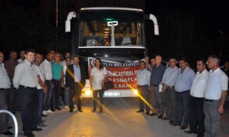 Bitlisli esnaflar Gaziantep’e gitti