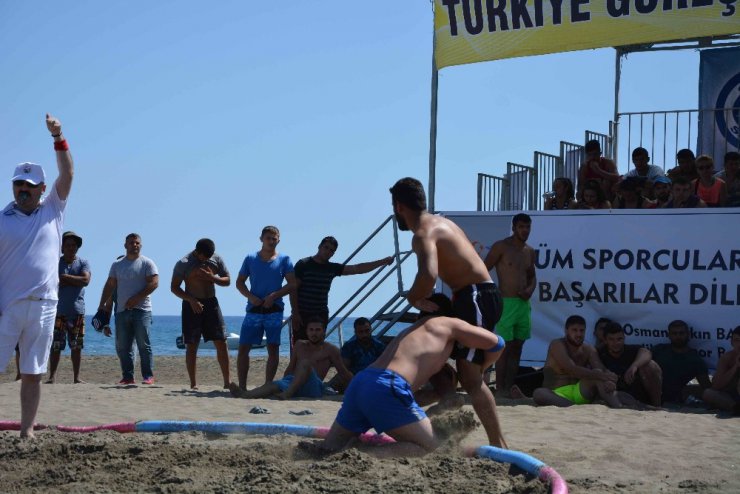 Türkiye Plaj Güreş Şampiyonası sona erdi