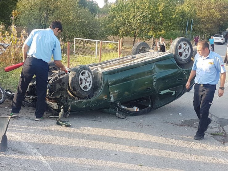 Eskişehir’de trafik kazası: 1ölü, 3 yaralı
