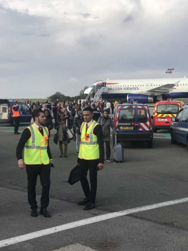 Fransa’da British Airways uçağı tahliye edildi