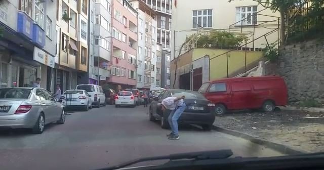 İstanbul’da göbeğinde ibretlik görüntüler