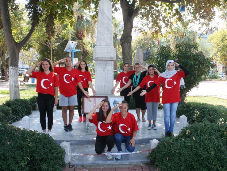 Gençlerden Mudanyalı şehit Şükrü Çavuş’a işaret dilinde klip