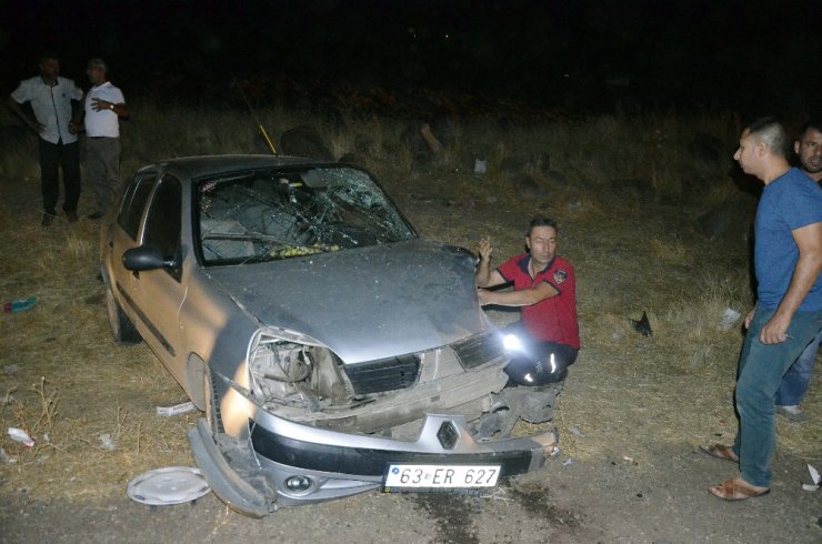 Şanlıurfa’da otomobiller kafa kafaya çarpıştı: 6 yaralı