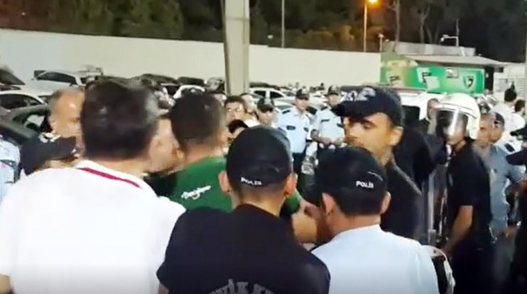 Denizlispor - Giresunspor maç sonunda gerginlik: 2 gözaltı
