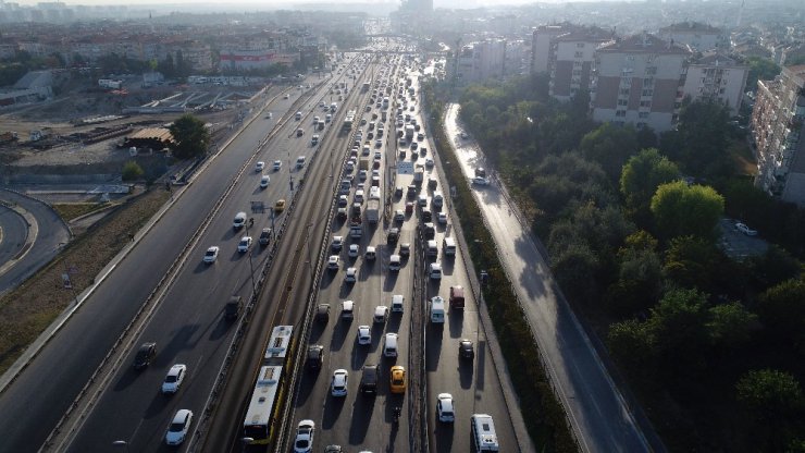 İstanbul’da trafik yoğunluğu